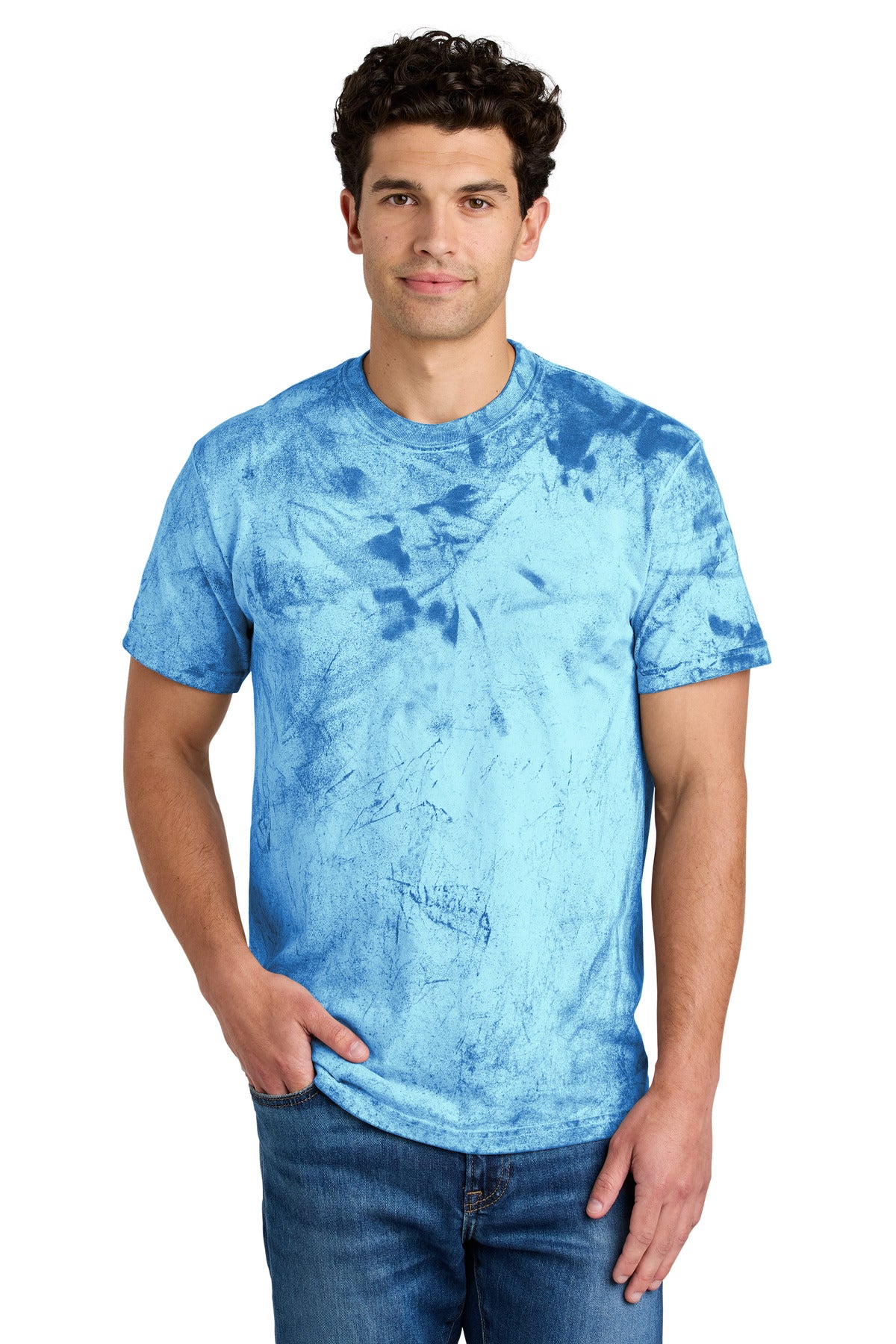 Comfort Colors Heavyweight Color Blast Tee - Fiji Blue - front