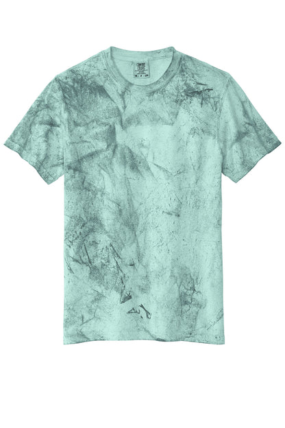 Comfort Colors Heavyweight Color Blast Tee - Sea Glass - flat front