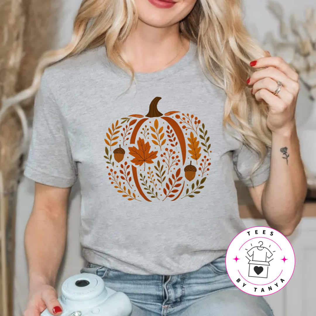 Fall Autumn Leaves Squash T-Shirt