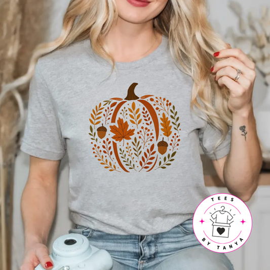Fall Autumn Leaves Squash T-Shirt