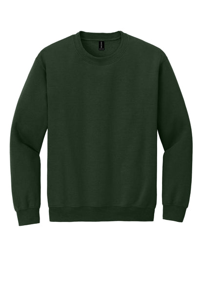 Gildan Heavy Blend Crewneck Sweatshirt - Forest Green - flat front