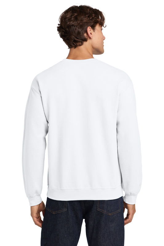 Gildan Heavy Blend Crewneck Sweatshirt - White - back
