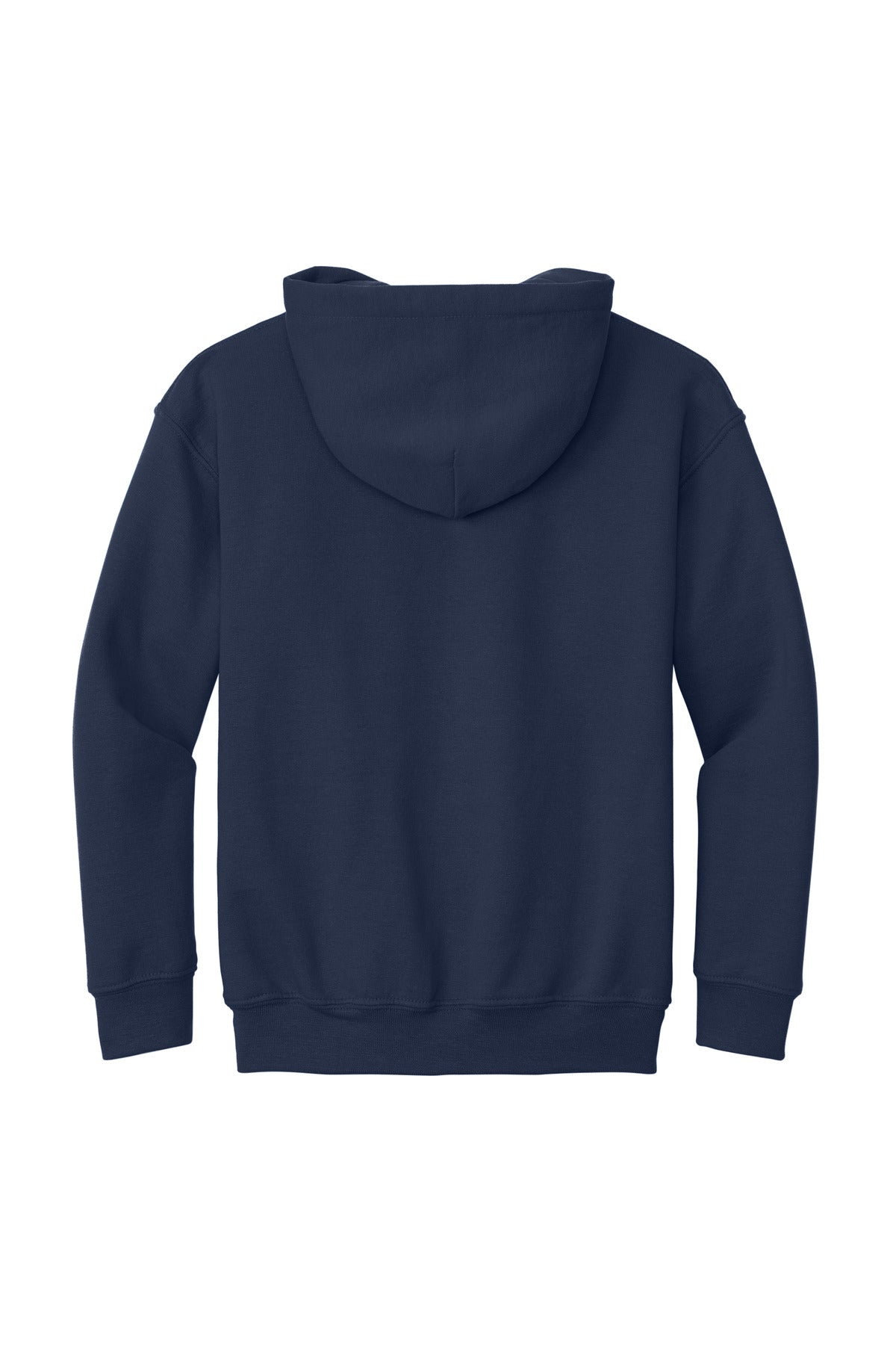 Gildan Youth Heavy Blend Hooded Sweatshirt - Navy - flat back