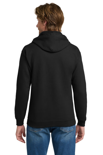 Gildan Heavy Blend Full-Zip Hooded Sweatshirt - Black - back