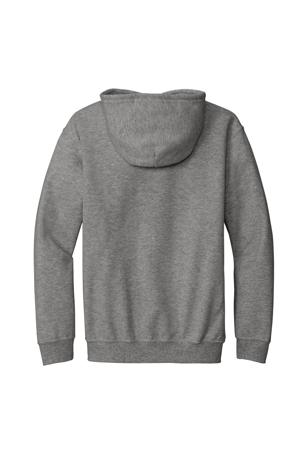 Gildan Heavy Blend Full-Zip Hooded Sweatshirt - Graphite Heather - flat back