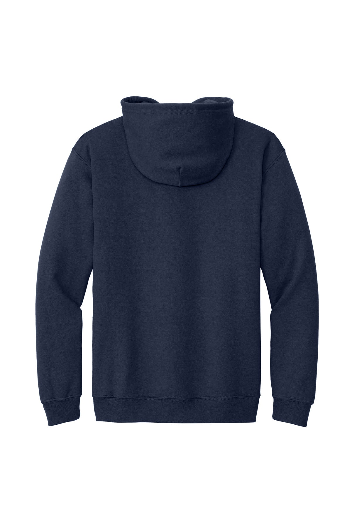 Gildan Heavy Blend Full-Zip Hooded Sweatshirt - Navy - flat back