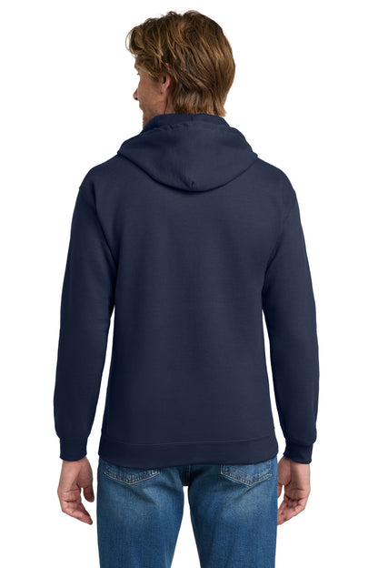 Gildan Heavy Blend Full-Zip Hooded Sweatshirt - Navy - back