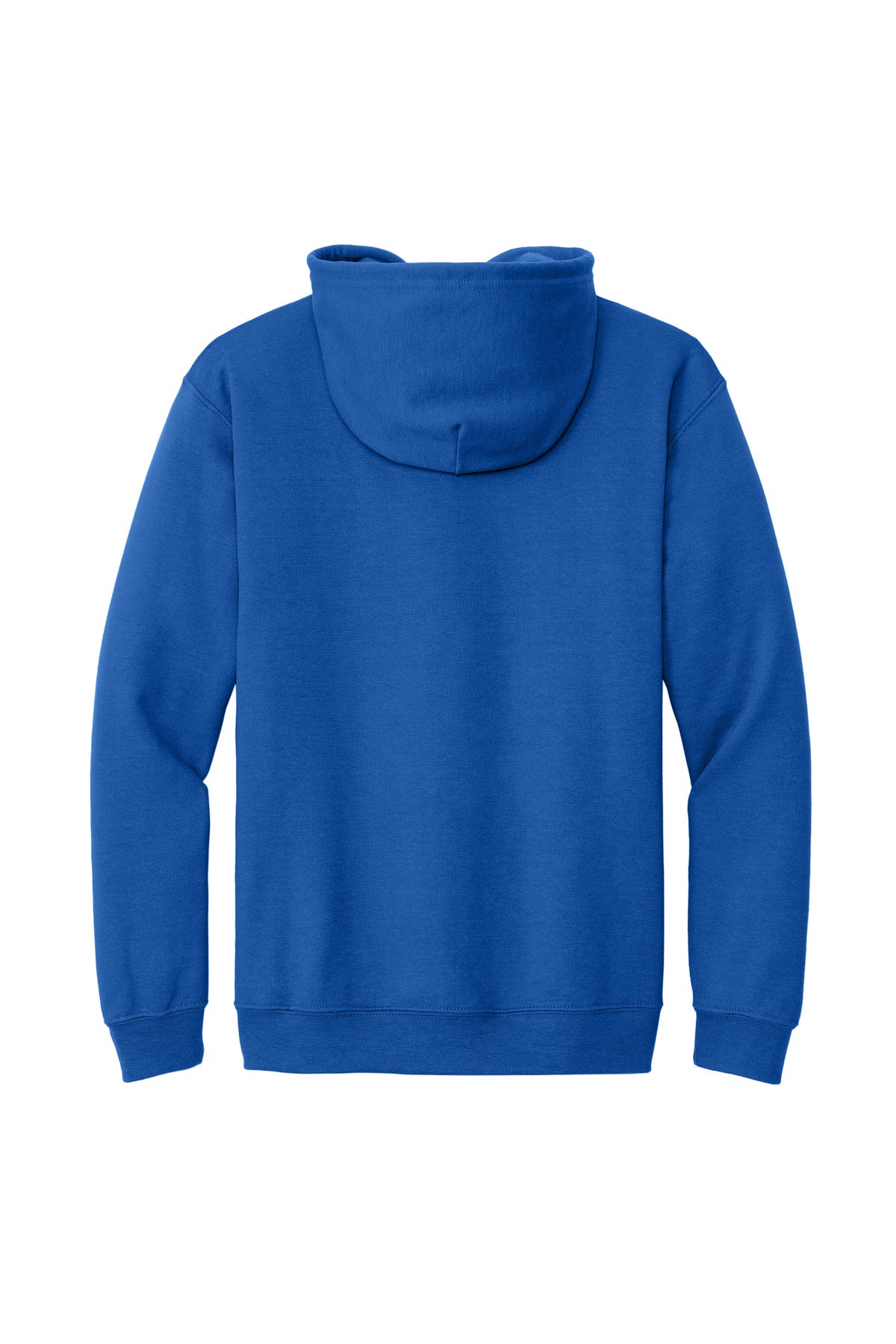 Gildan Heavy Blend Full-Zip Hooded Sweatshirt - Royal - flat back