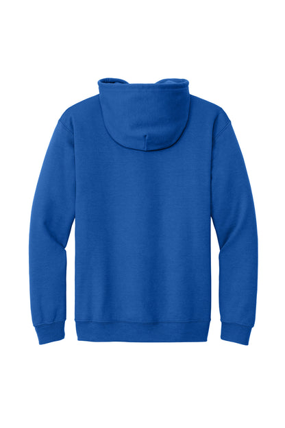 Gildan Heavy Blend Full-Zip Hooded Sweatshirt - Royal - flat back