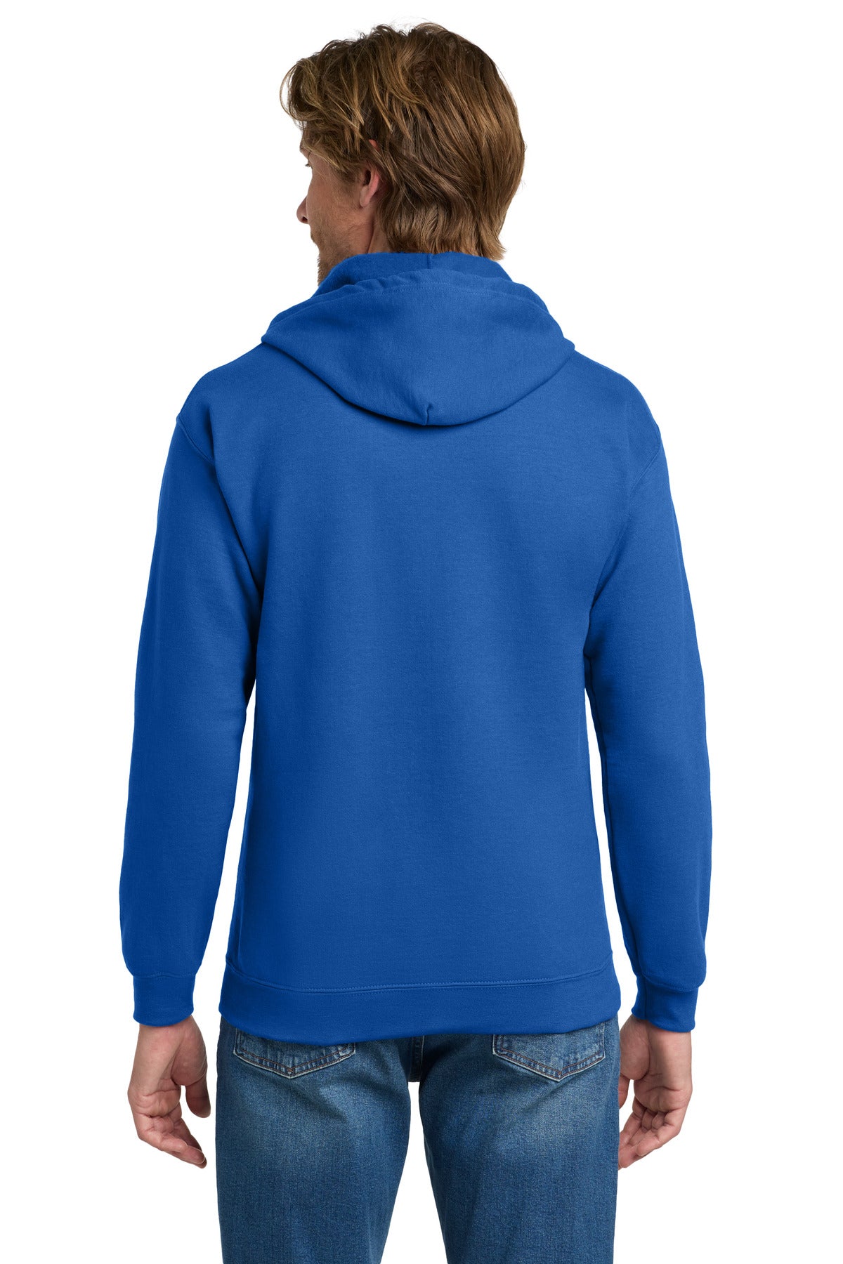 Gildan Heavy Blend Full-Zip Hooded Sweatshirt - Royal - back