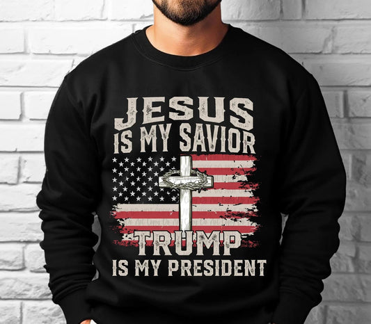 Jesus is My Savior, Trump is My President Shirt