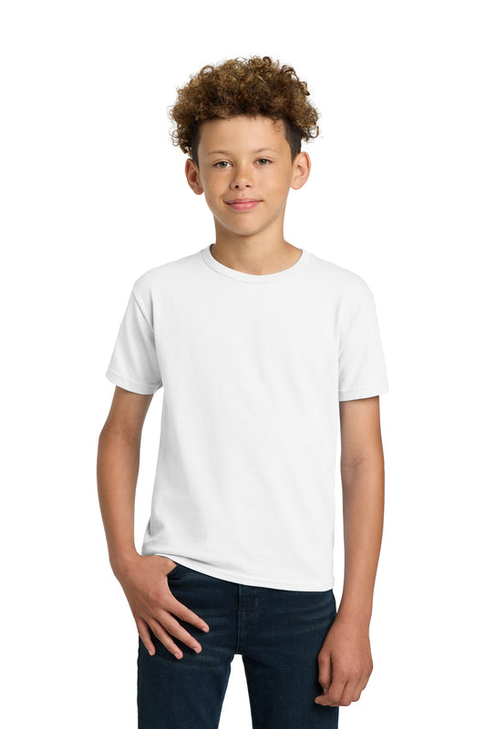 Gildan Youth Ultra Cotton100% US Cotton T-Shirt - White - front