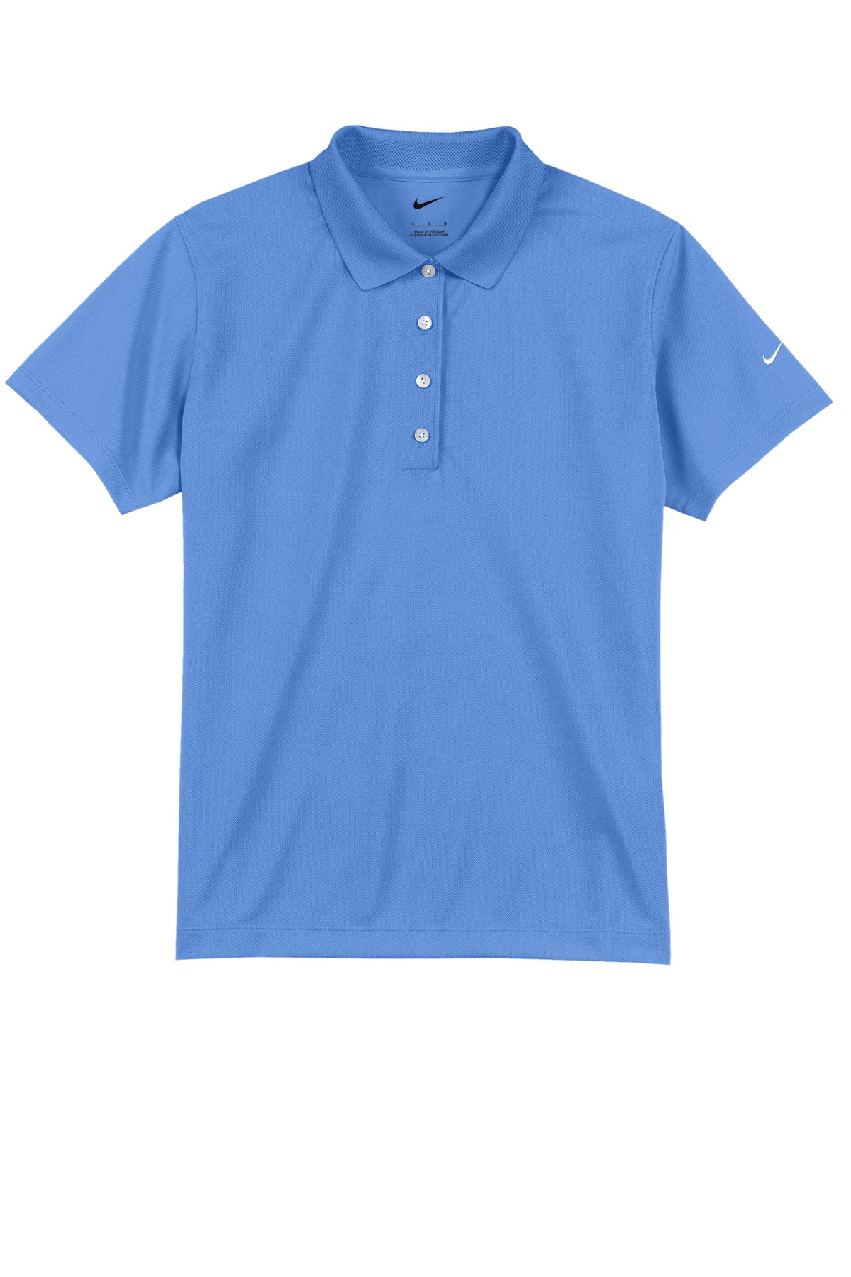 Nike Women's Tech Basic Dri-FIT Polo - University Blue - flat front