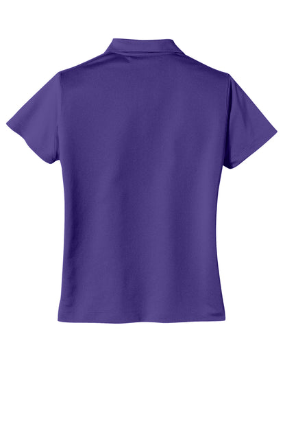 Nike Women's Tech Basic Dri-FIT Polo - Varsity Purple - flat back