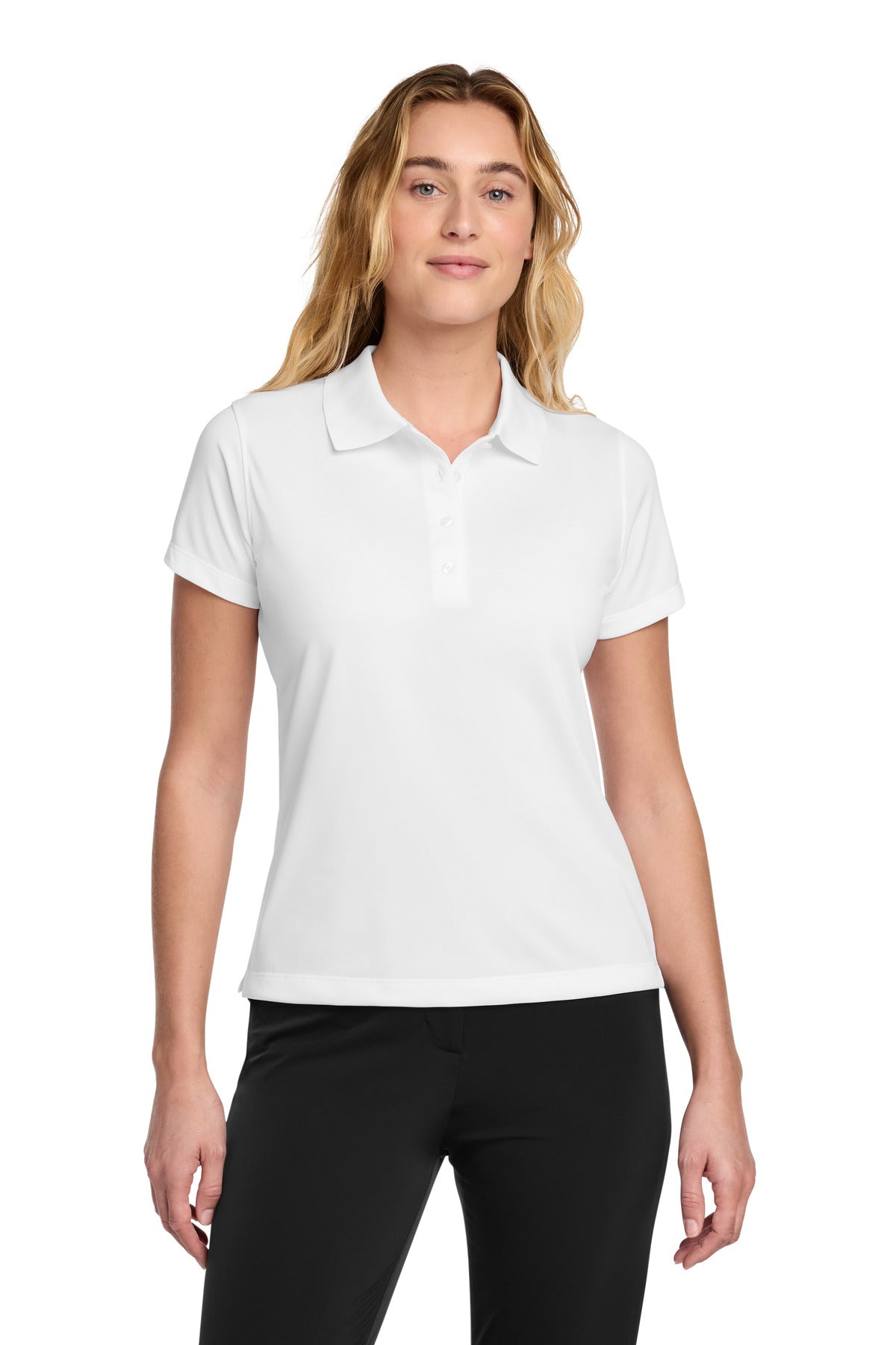 Nike Women's Tech Basic Dri-FIT Polo - White - front