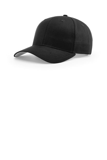 Richardson Pro Twill Snapback - Black - front