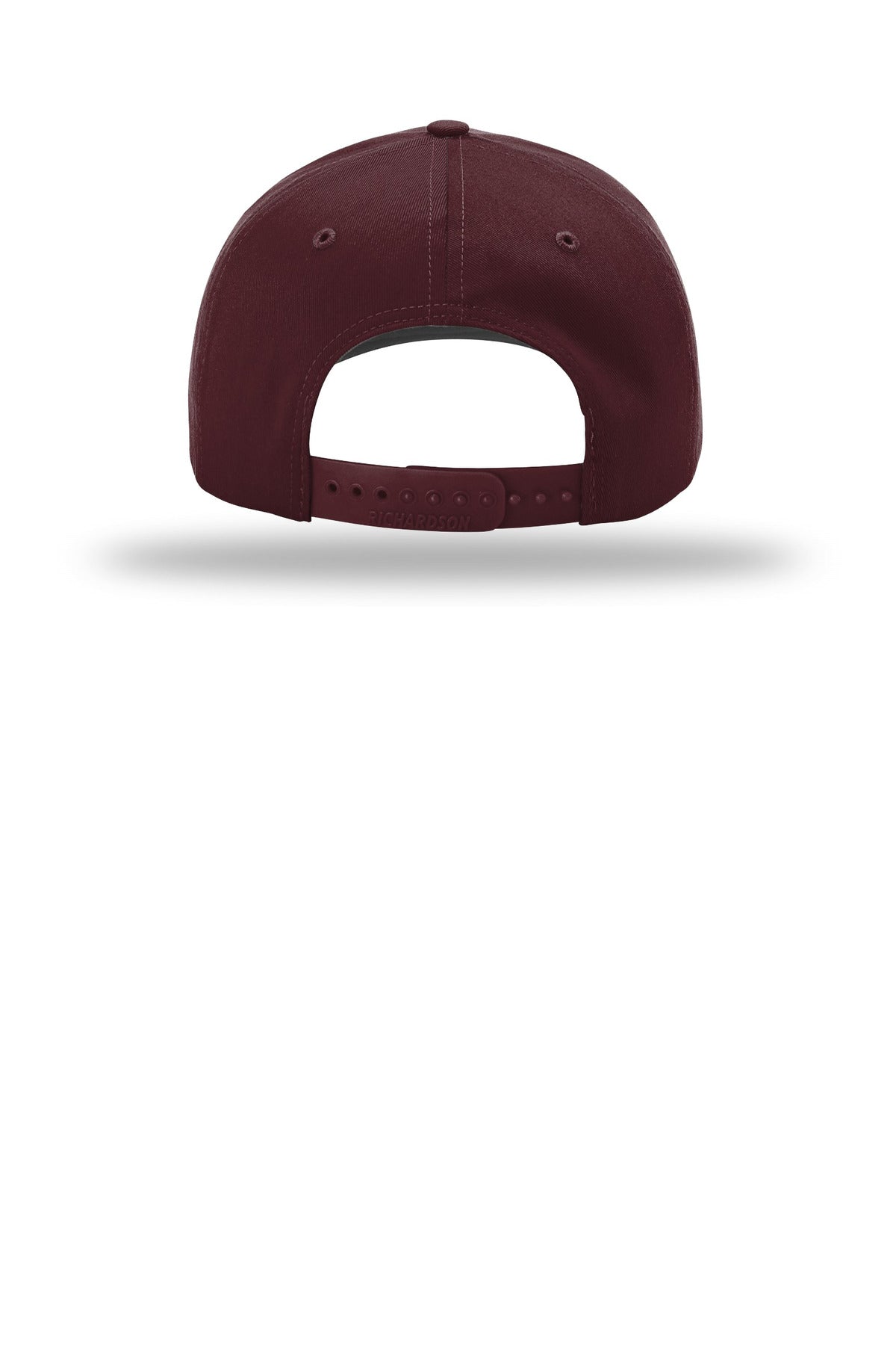 Richardson Pro Twill Snapback - Maroon - flat back