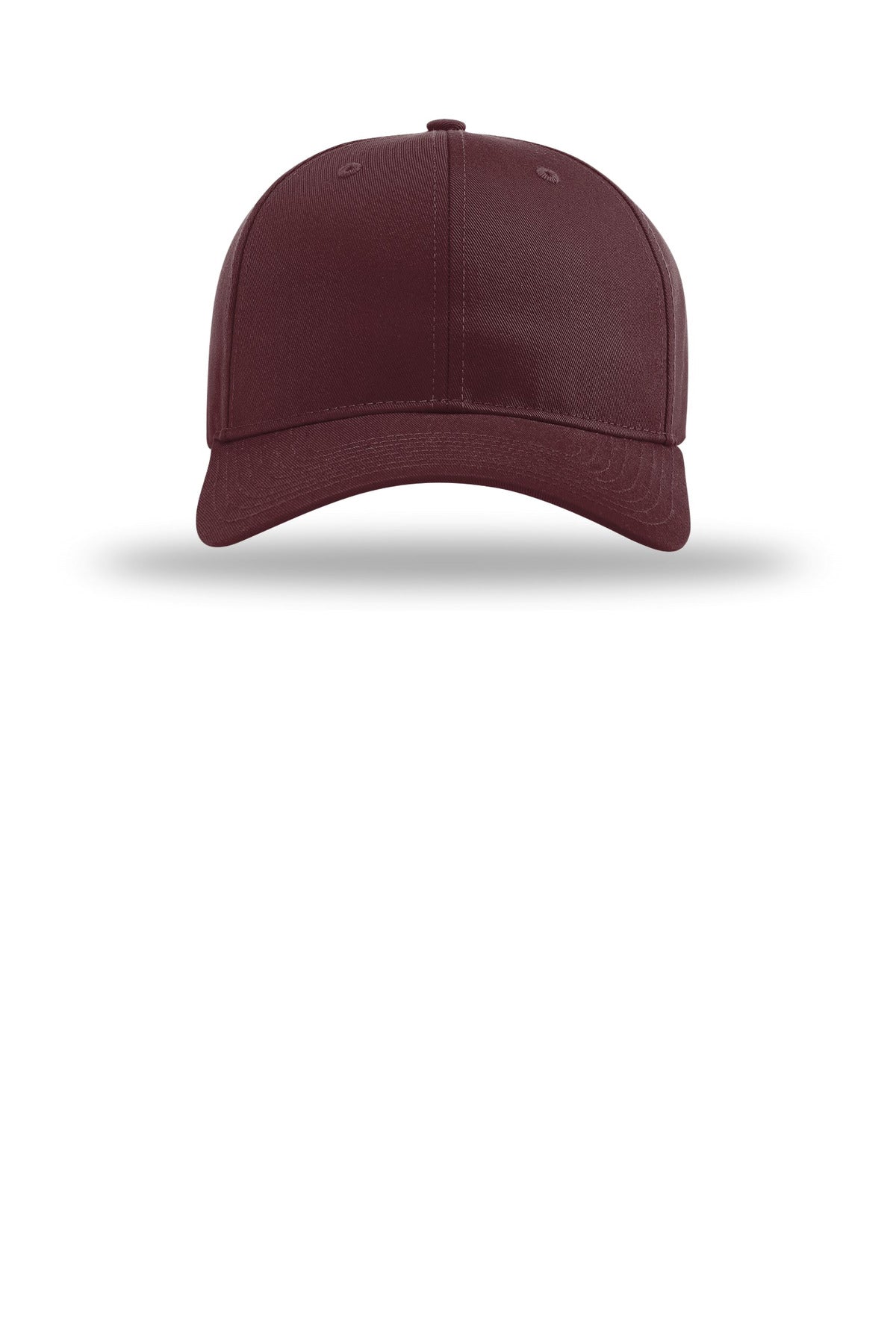Richardson Pro Twill Snapback - Maroon - flat front