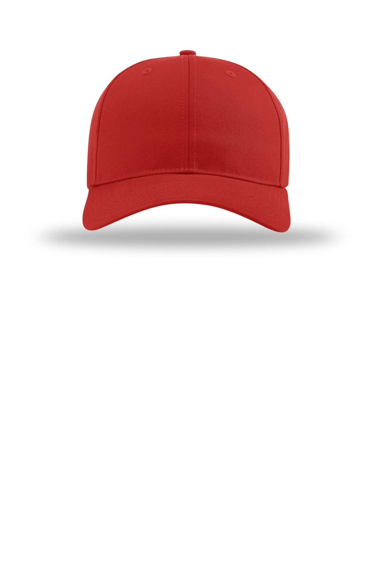 Richardson Pro Twill Snapback - Red - flat front