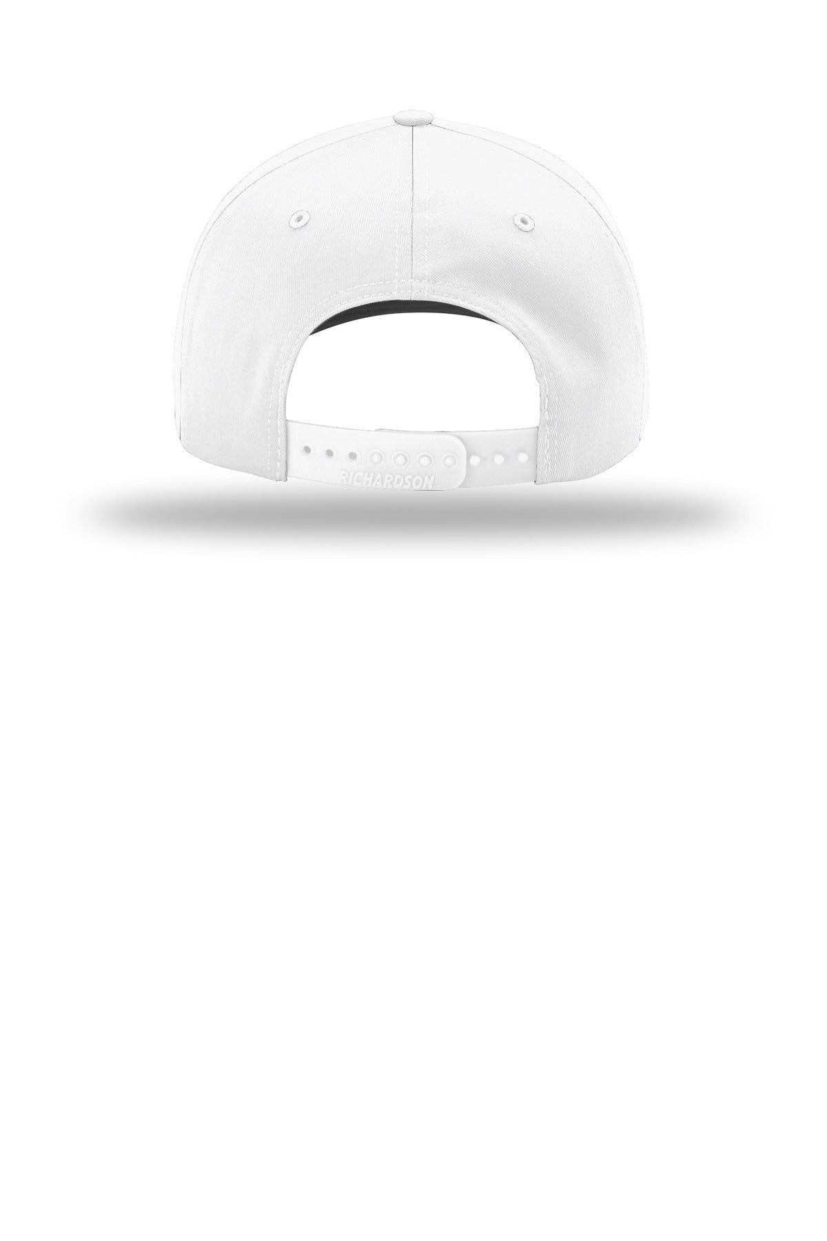 Richardson Pro Twill Snapback - White - flat back