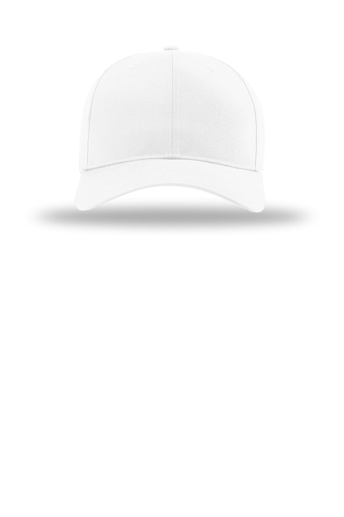 Richardson Pro Twill Snapback - White - flat front