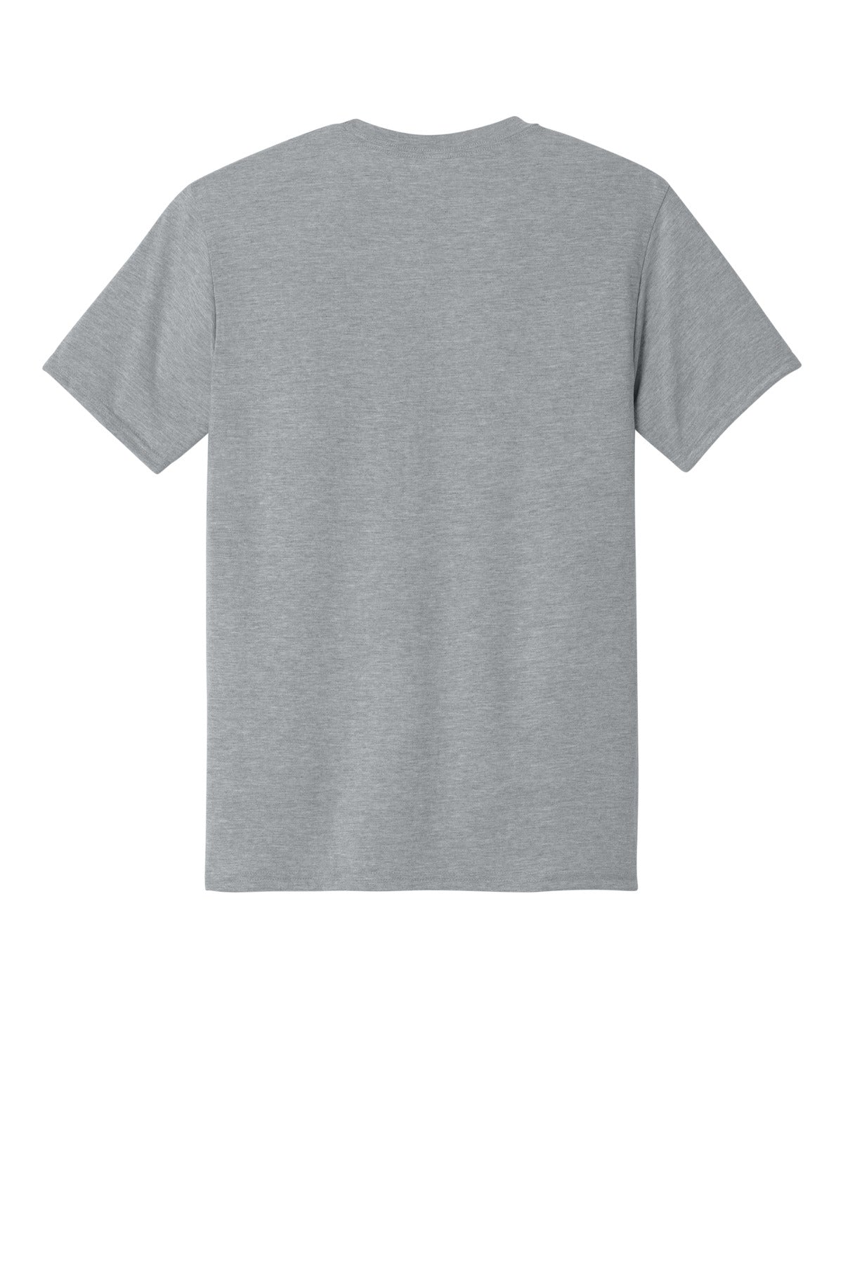 Jerzees Dri-Power 100% Polyester T-Shirt - Athletic Heather - flat back