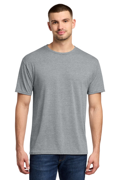Jerzees Dri-Power 100% Polyester T-Shirt - Athletic Heather - front
