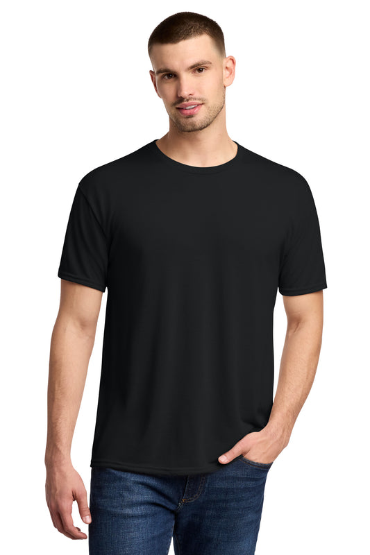 Jerzees Dri-Power 100% Polyester T-Shirt - Black - front