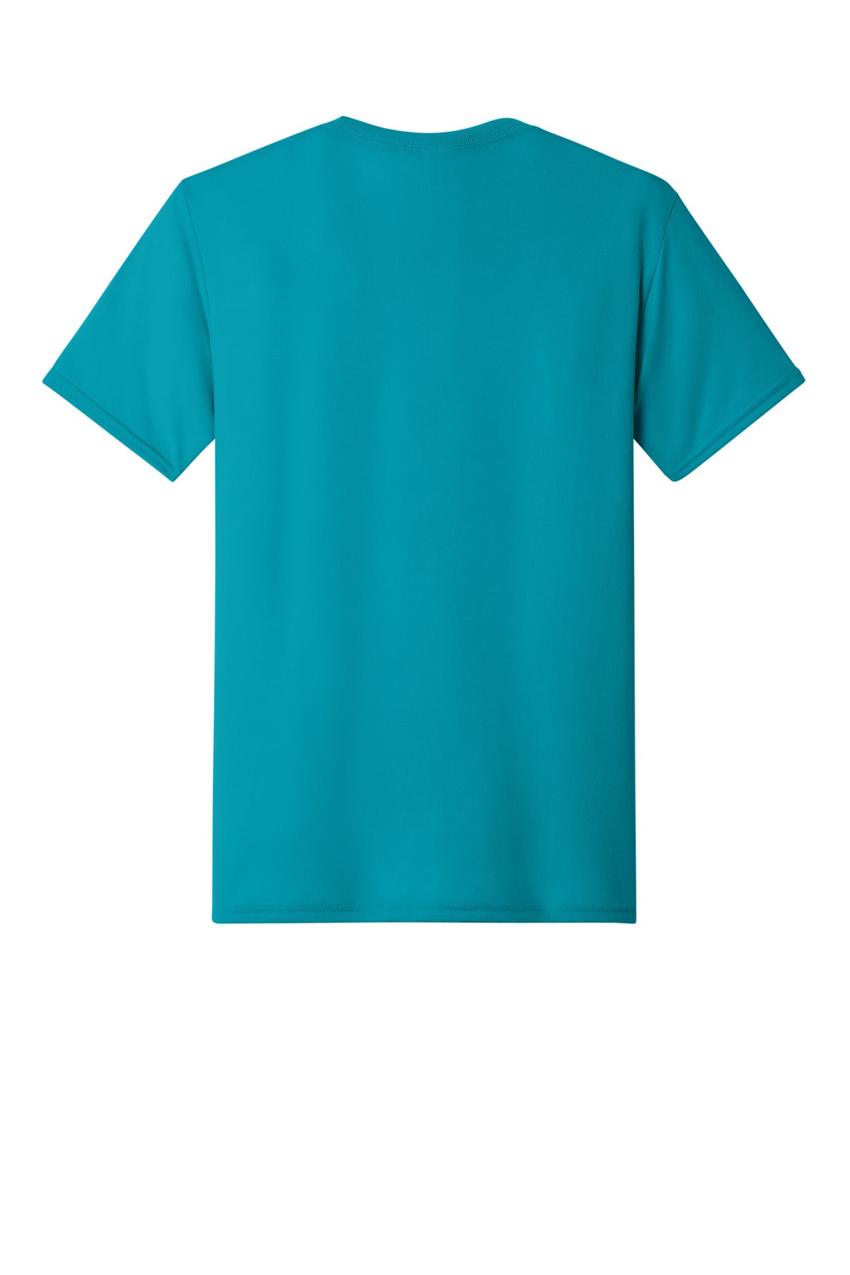 Jerzees Dri-Power 100% Polyester T-Shirt - California Blue - flat back