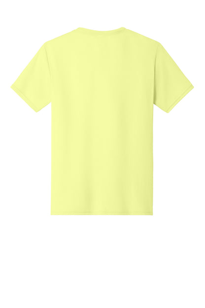 Jerzees Dri-Power 100% Polyester T-Shirt - Celery Juice - flat back