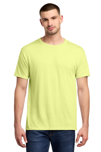 Jerzees Dri-Power 100% Polyester T-Shirt - Celery Juice - front