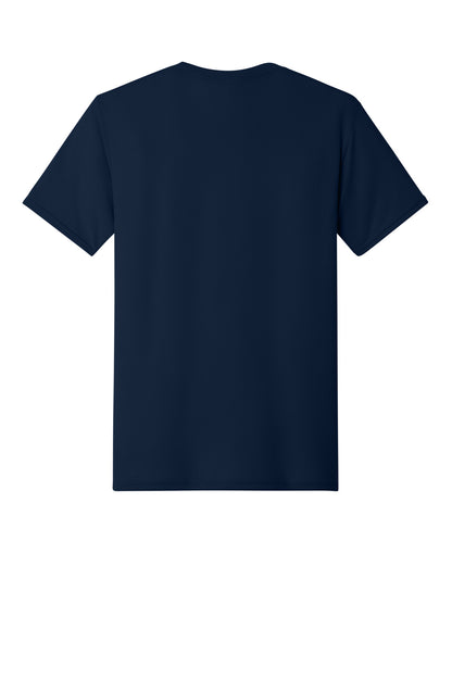 Jerzees Dri-Power 100% Polyester T-Shirt - J. Navy - flat back