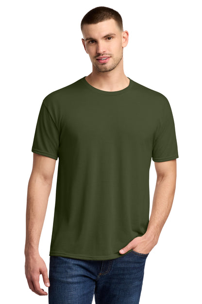 Jerzees Dri-Power 100% Polyester T-Shirt - Military Green - front