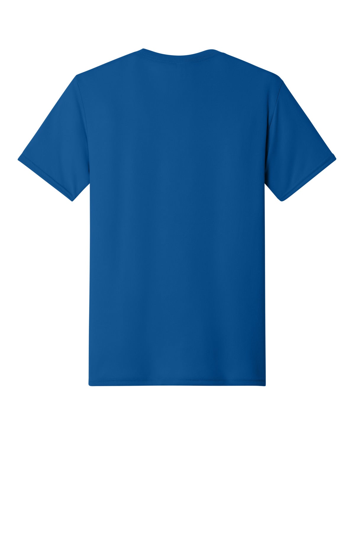 Jerzees Dri-Power 100% Polyester T-Shirt - Royal - flat back