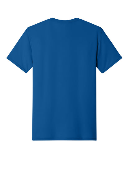 Jerzees Dri-Power 100% Polyester T-Shirt - Royal - flat back