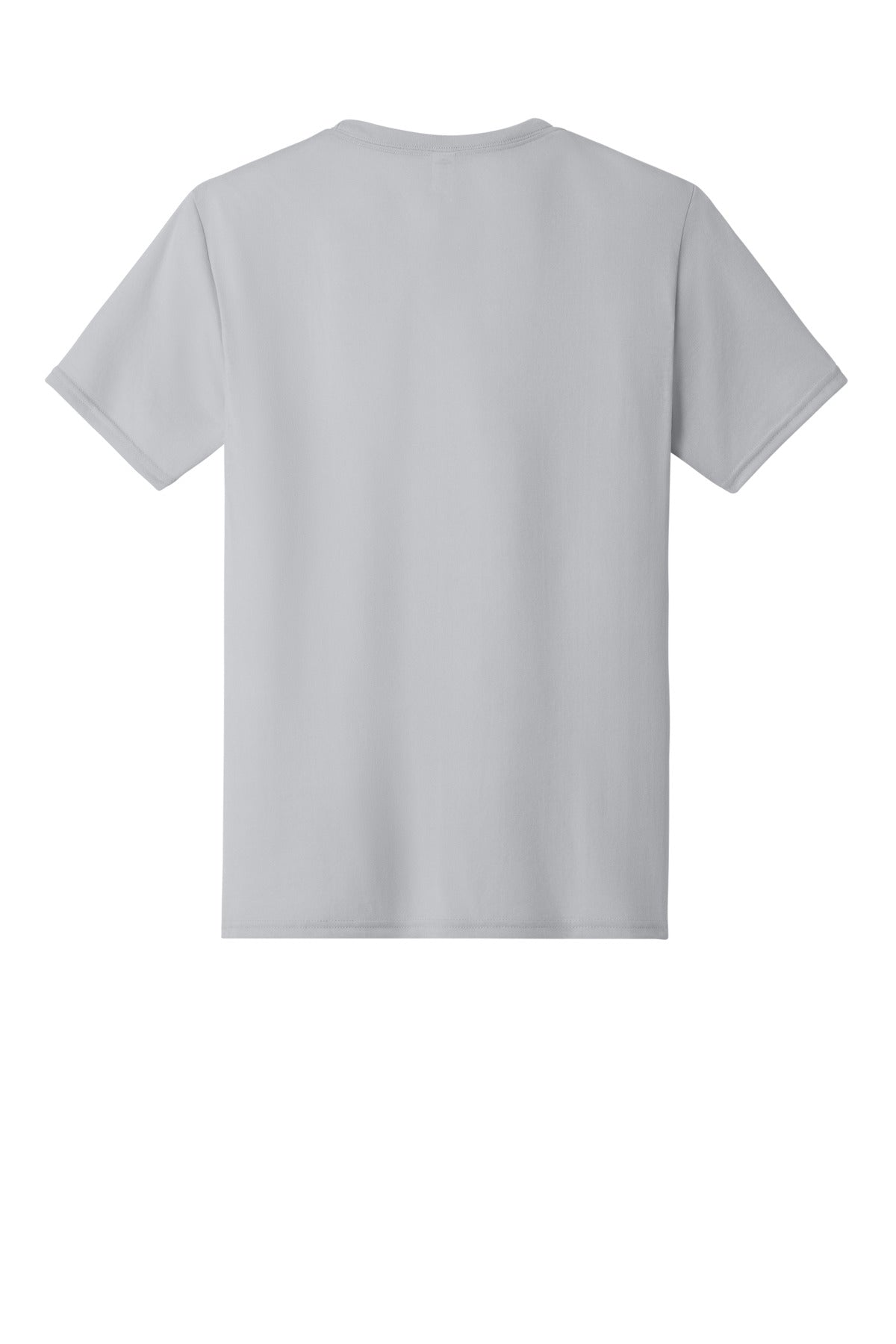 Jerzees Dri-Power 100% Polyester T-Shirt - Silver - flat back