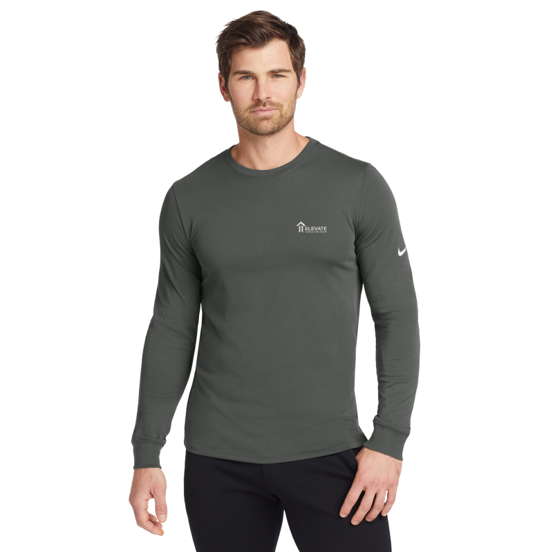 Nike Dri-FIT Cotton/Poly Long Sleeve Tee