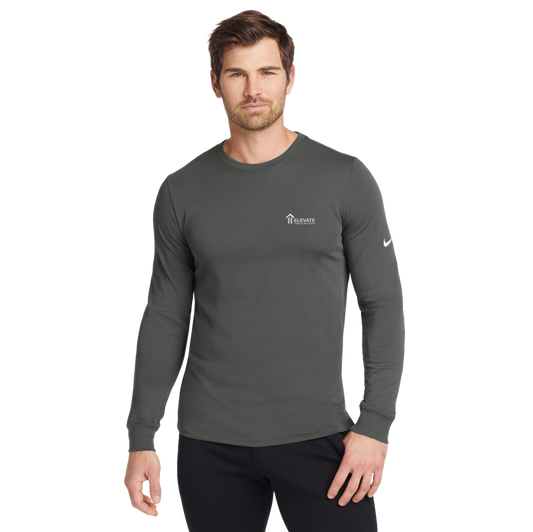 Nike Dri-FIT Cotton/Poly Long Sleeve Tee