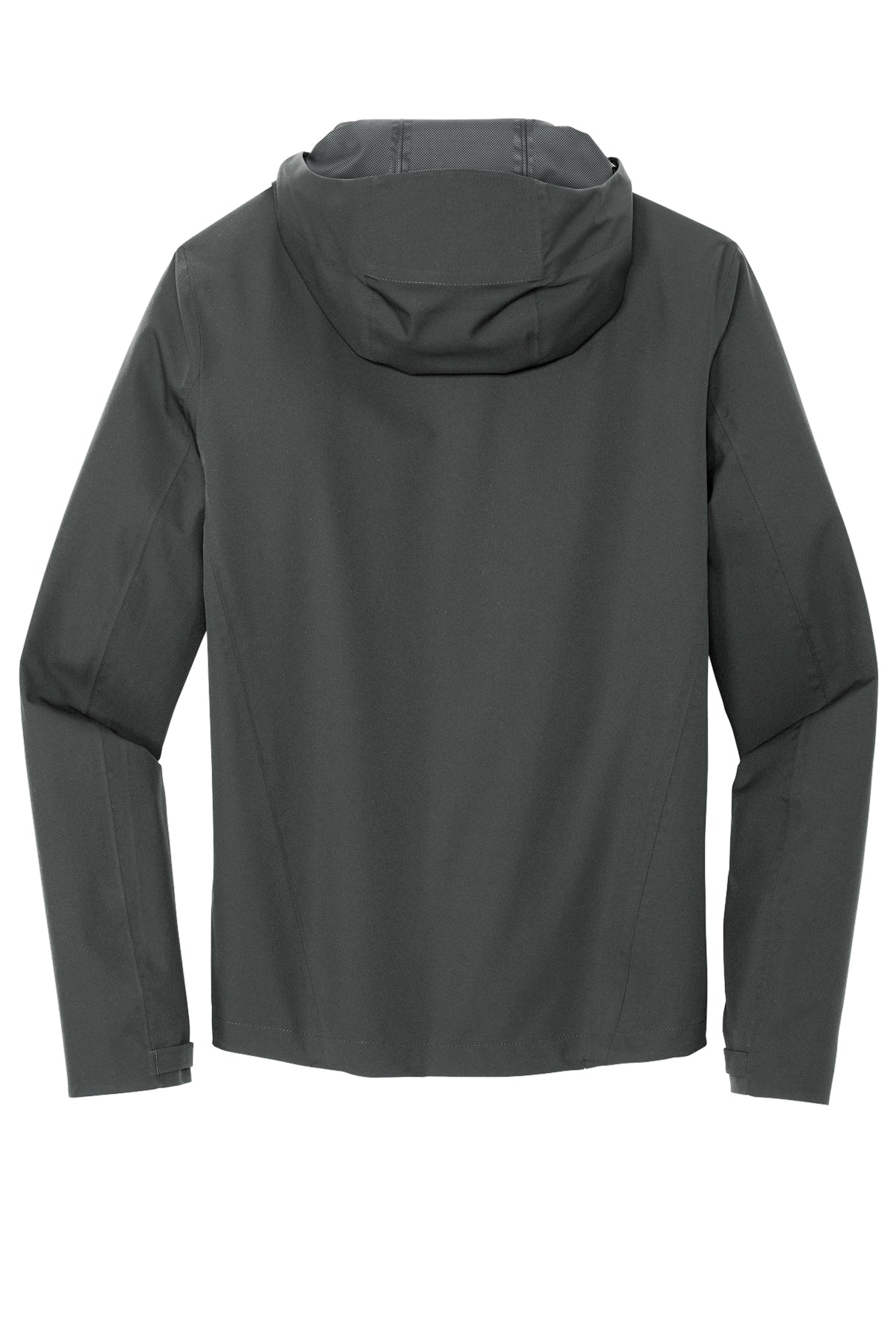 Mercer+Mettle Waterproof Rain Shell in Anchor Grey, back flat