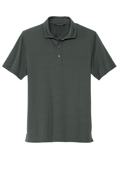 Mercer+Mettle Stretch Jersey Polo in Anchor Grey, front flat