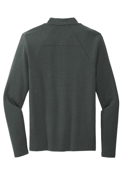 Mercer+Mettle Stretch 1/4-Zip Pullover in Anchor Grey, back flat