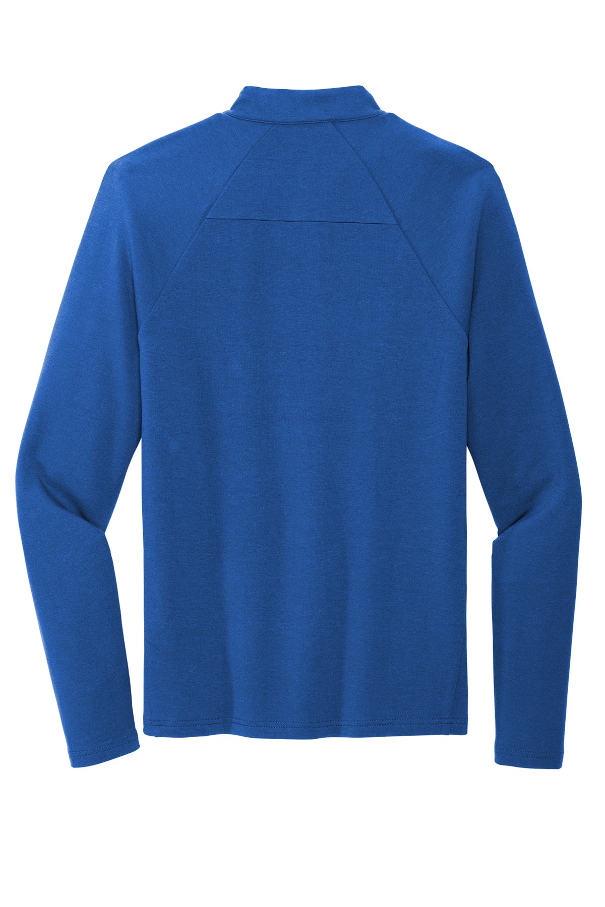 Mercer+Mettle Stretch 1/4-Zip Pullover in Blue Note, back flat