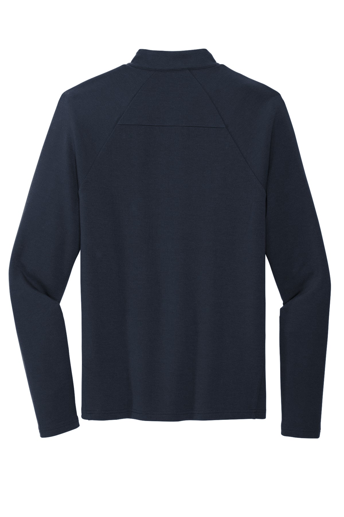 Mercer+Mettle Stretch 1/4-Zip Pullover in Night Navy, back flat