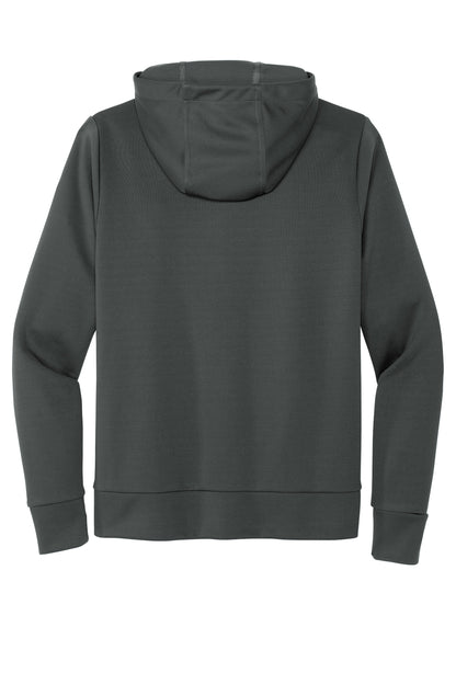 Mercer+Mettle Double-Knit Full-Zip Hoodie in Anchor Grey, back flat