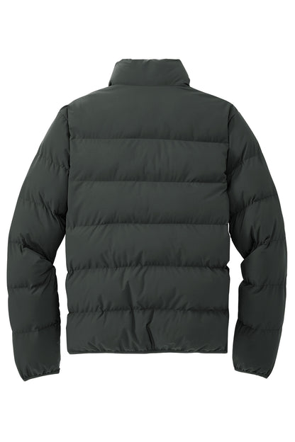 Mercer+Mettle Puffy Jacket in Anchor Grey, back flat