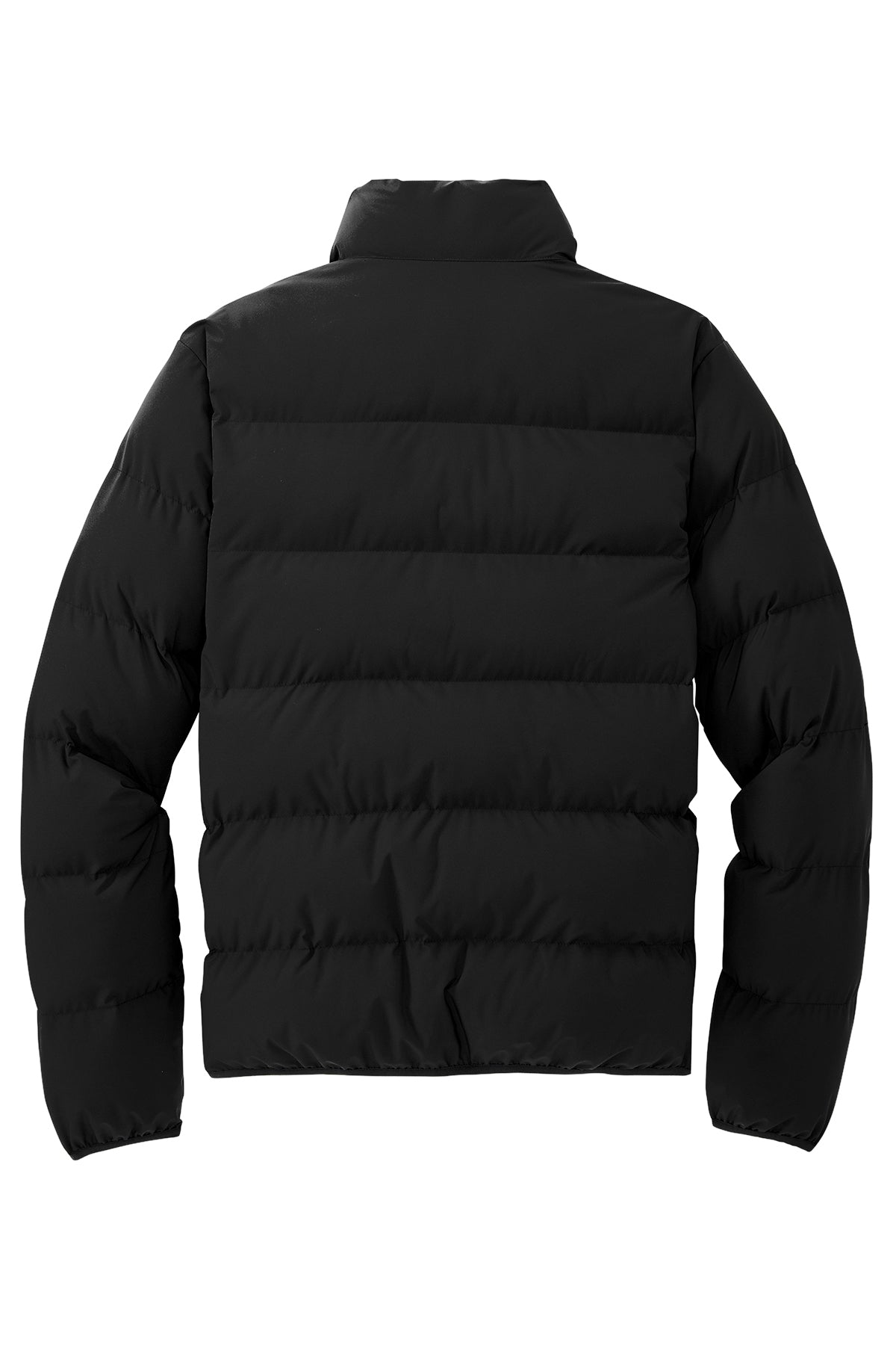 Mercer+Mettle Puffy Jacket in Deep Black, back flat