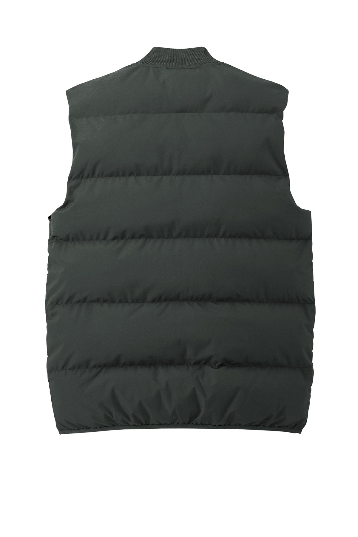 Mercer+Mettle Puffy Vest in Anchor Grey, back flat