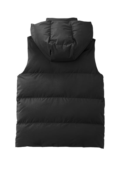 Mercer+Mettle Women’s Puffy Vest in Deep Black, back flat