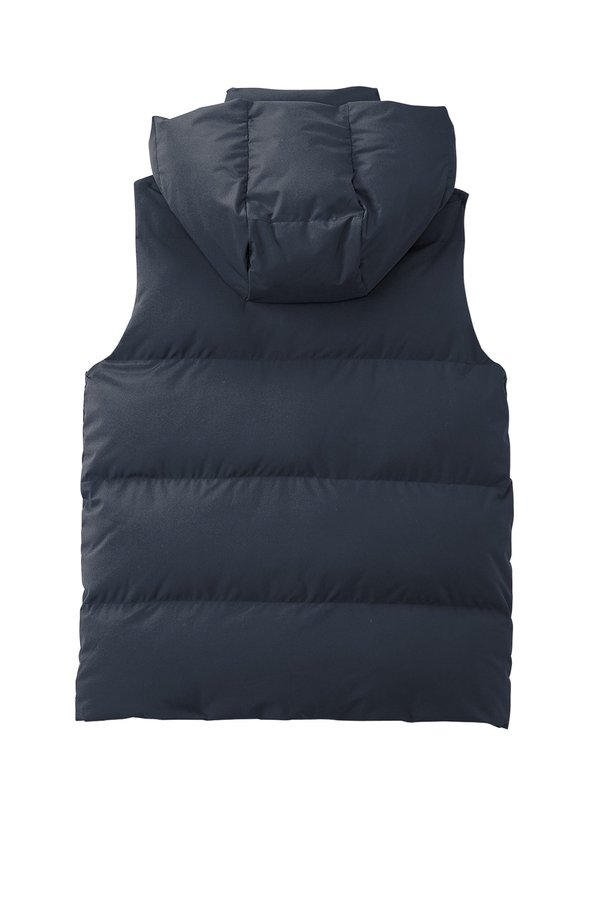 Mercer+Mettle Women’s Puffy Vest in Night Navy, back flat