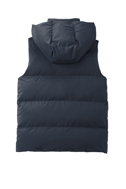 Mercer+Mettle Women’s Puffy Vest in Night Navy, back flat